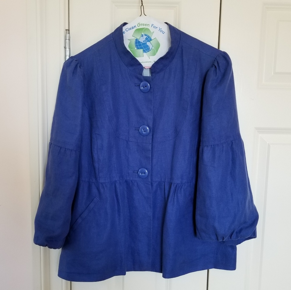 Anthro Cotton Jacket / Blazer